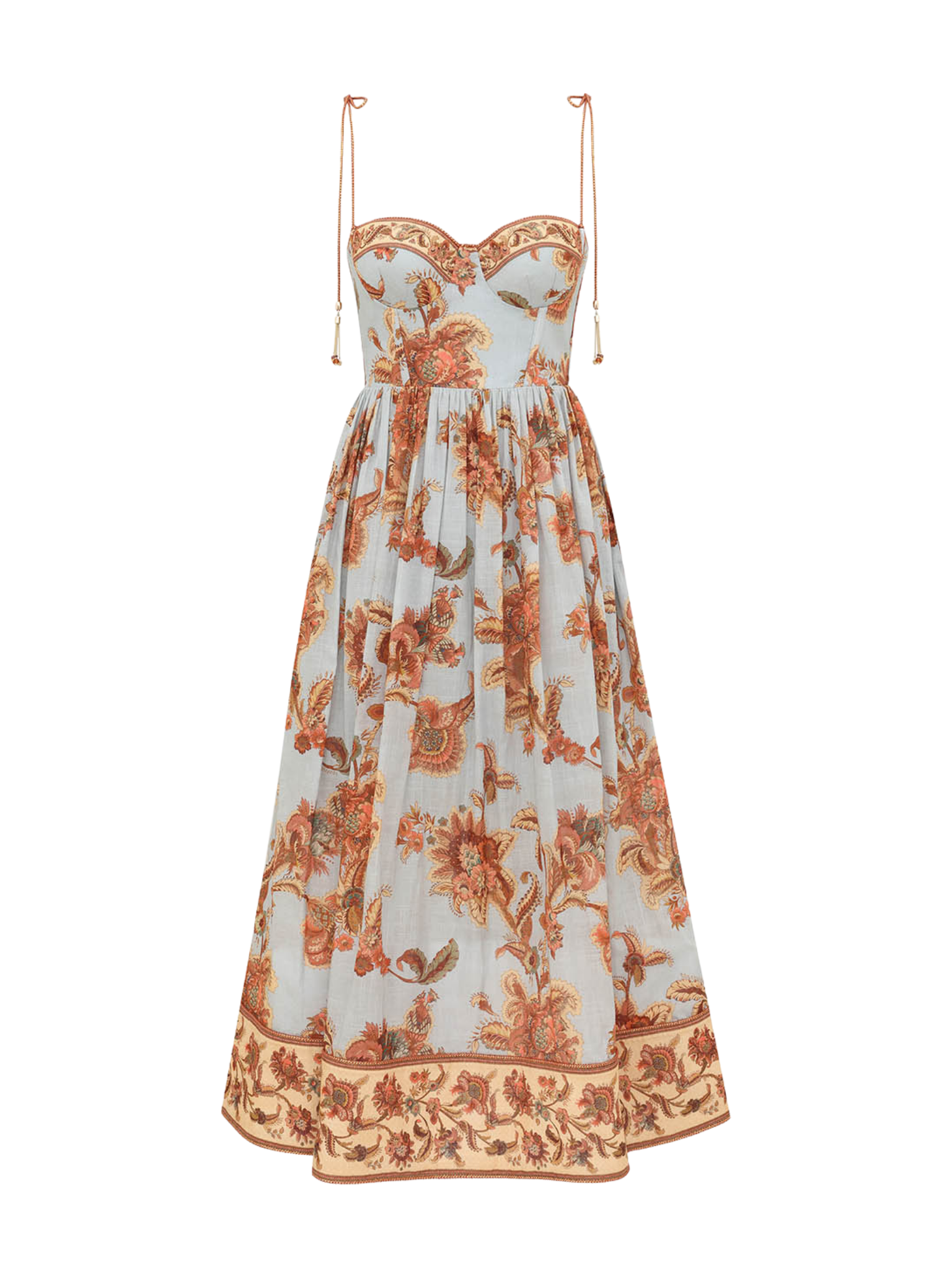 Aster Corset Midi Dress