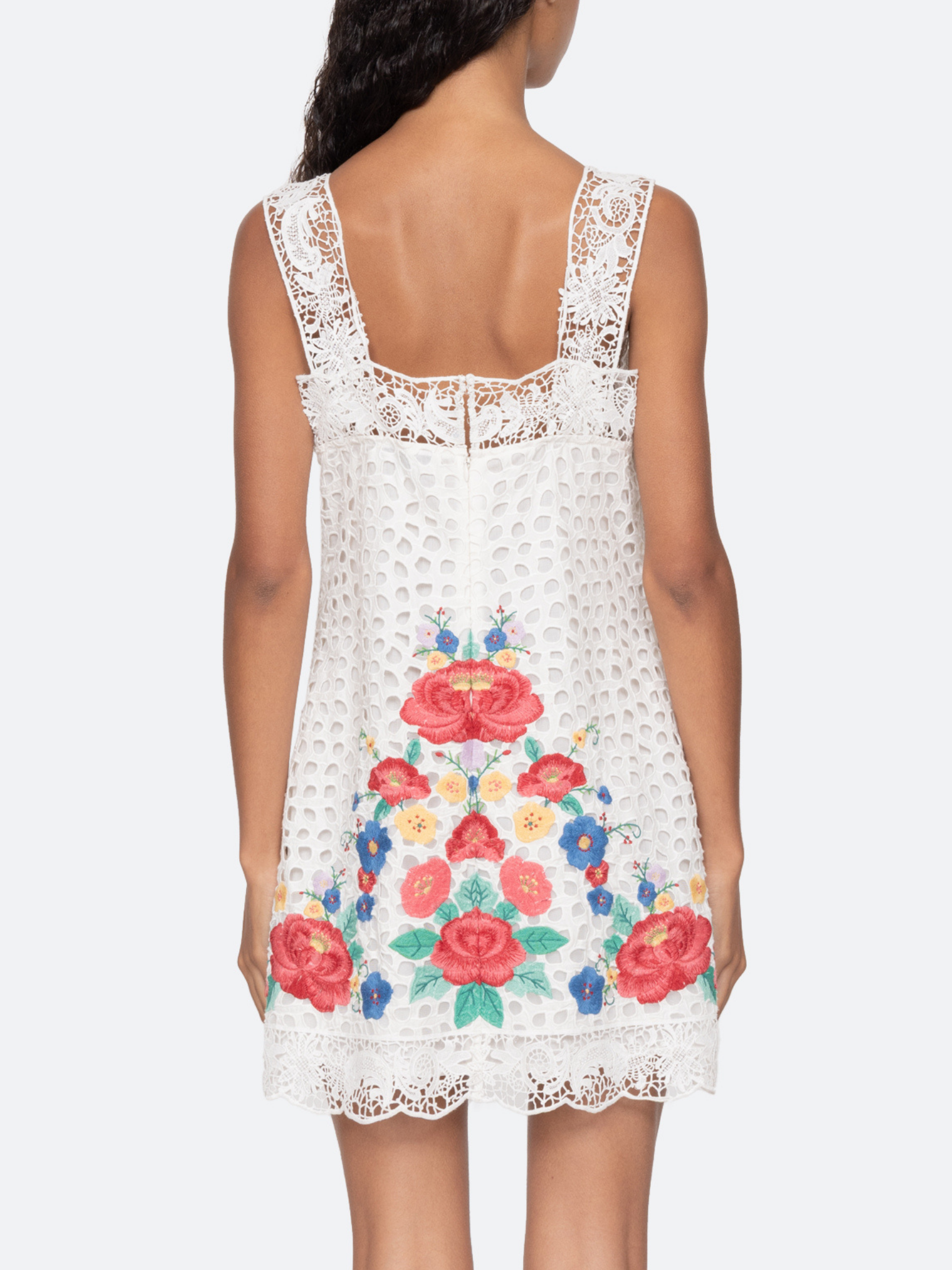 Astrid Embroidery Tank Dress