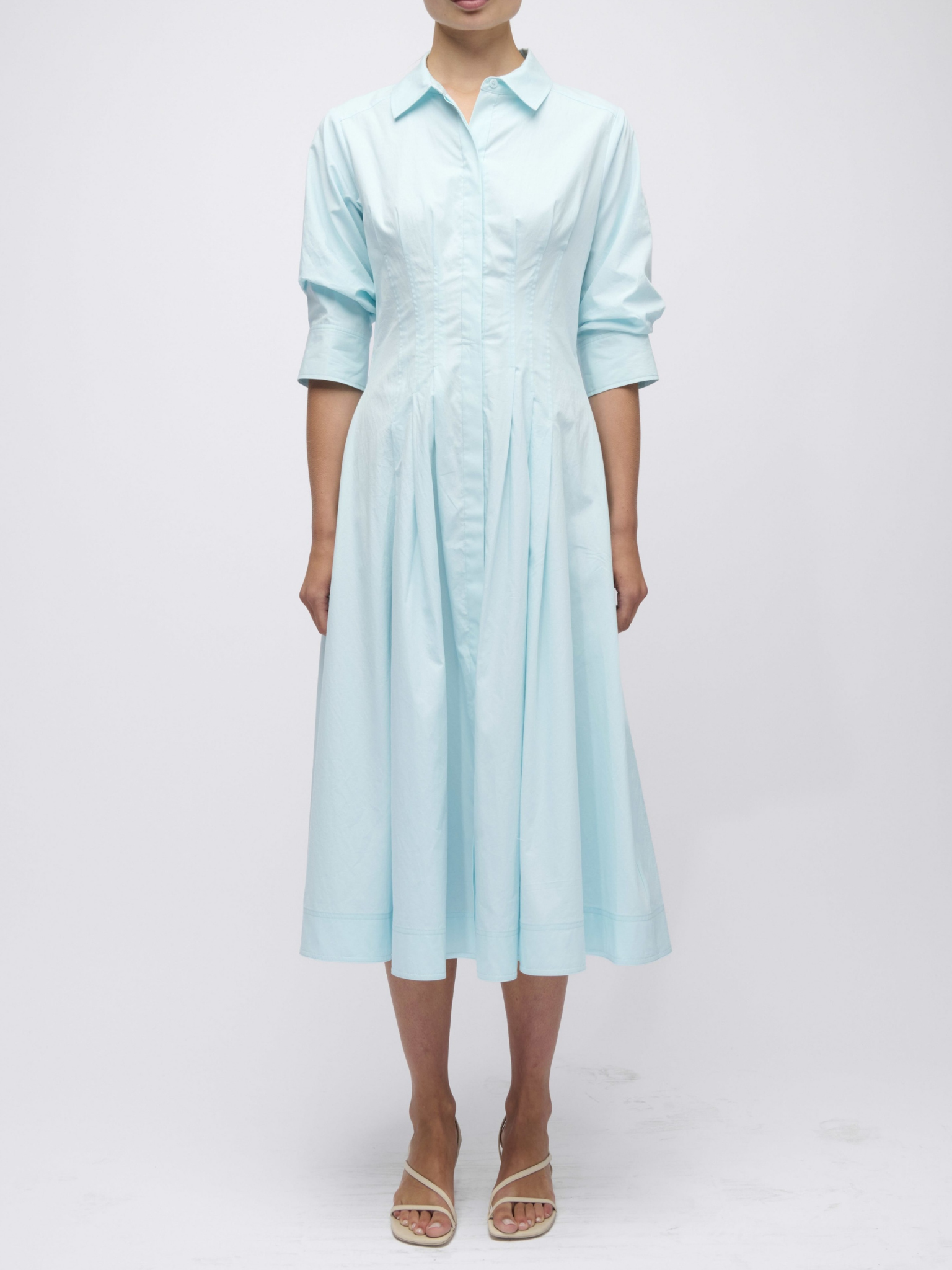 Jazz Pintuck Midi Dress