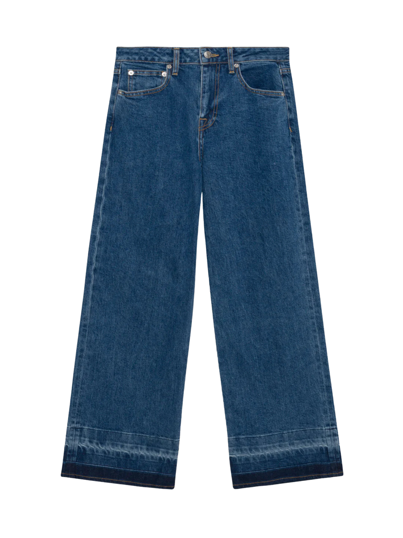 Jude High Rise Crop Wide Leg Denim