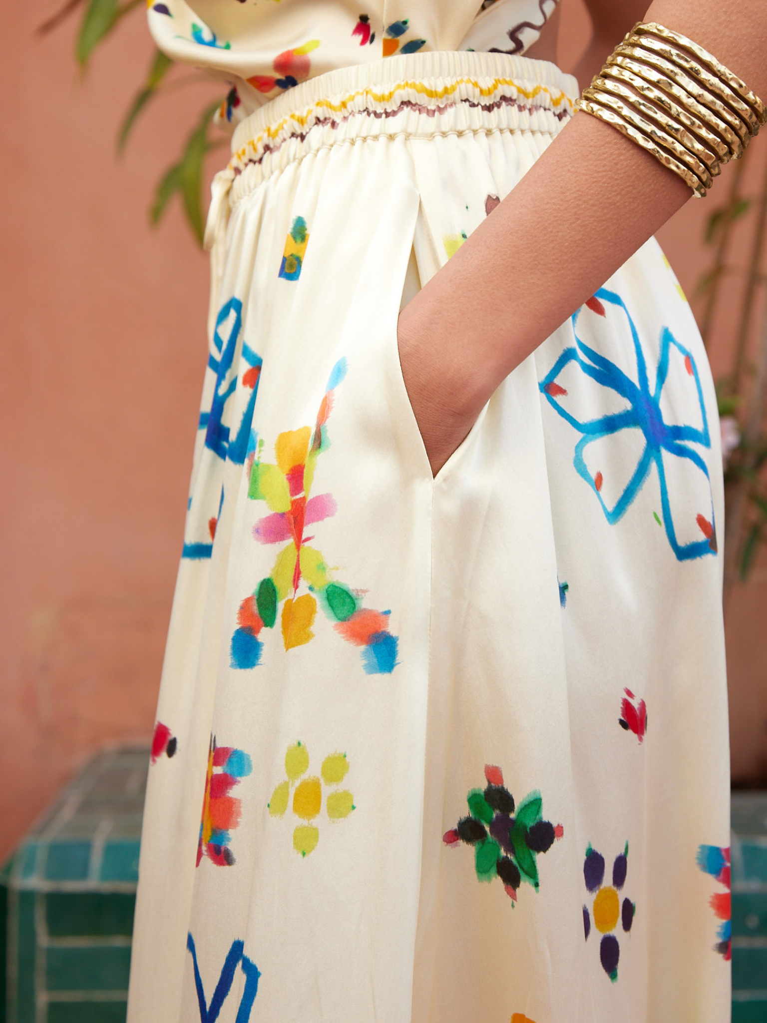Sidi Silk Palazzo Silk Pant