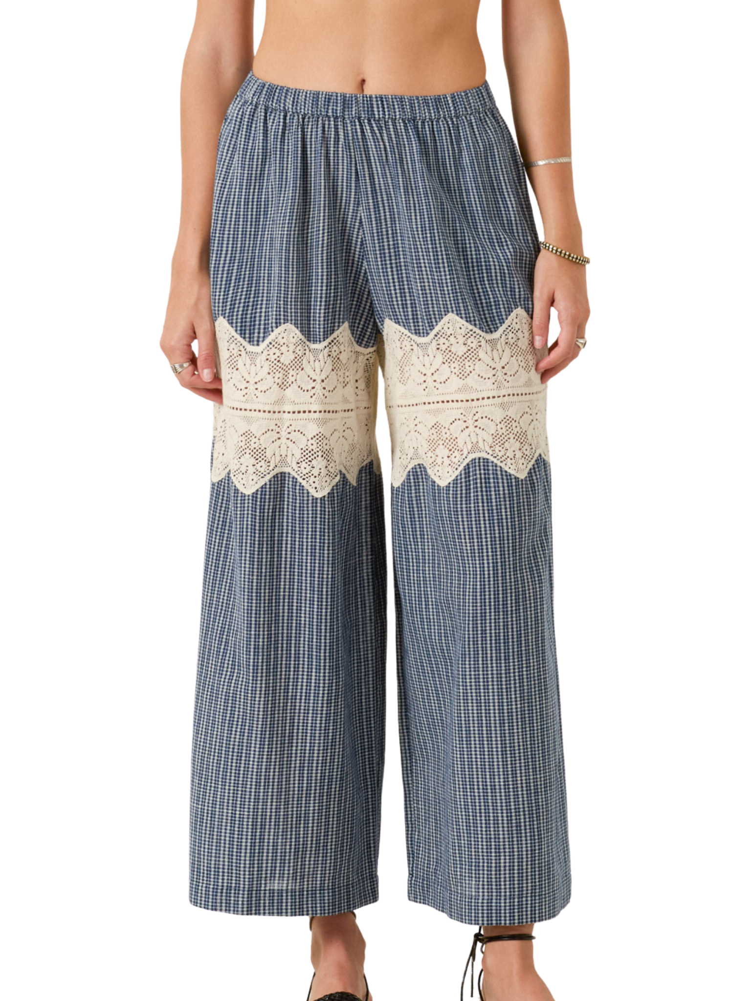 Margie Prima Micro Plaid Pant