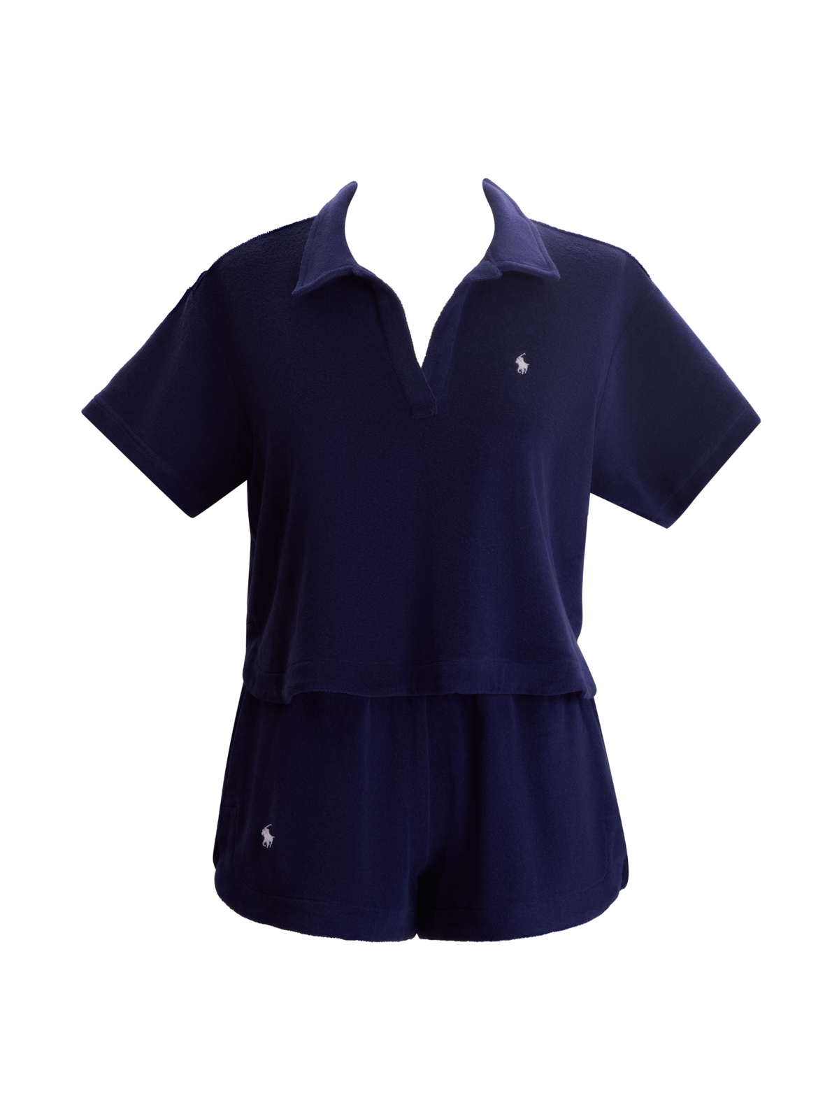 Collar Shirt & Short Set