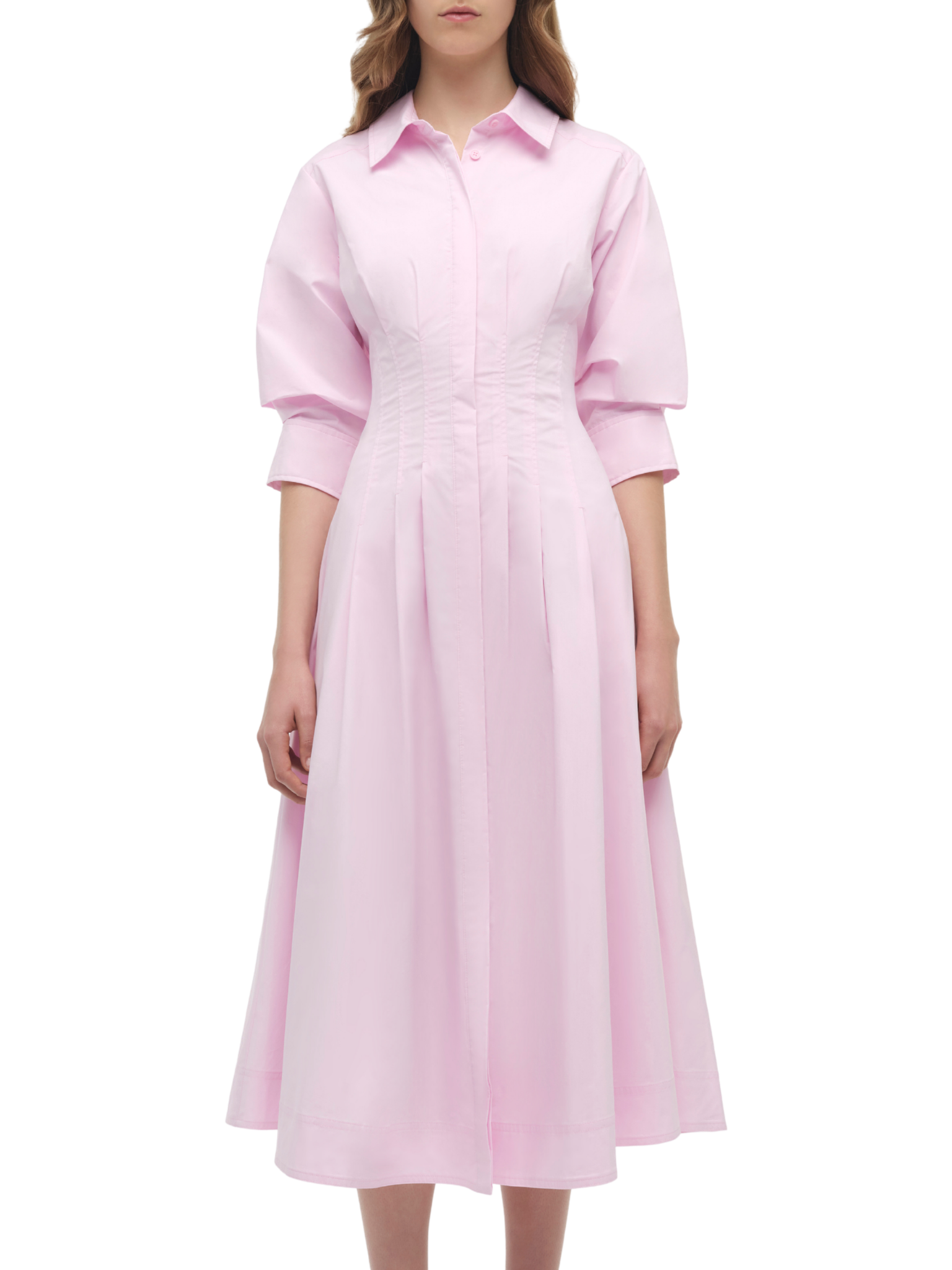 Jazz Pintuck Midi Dress