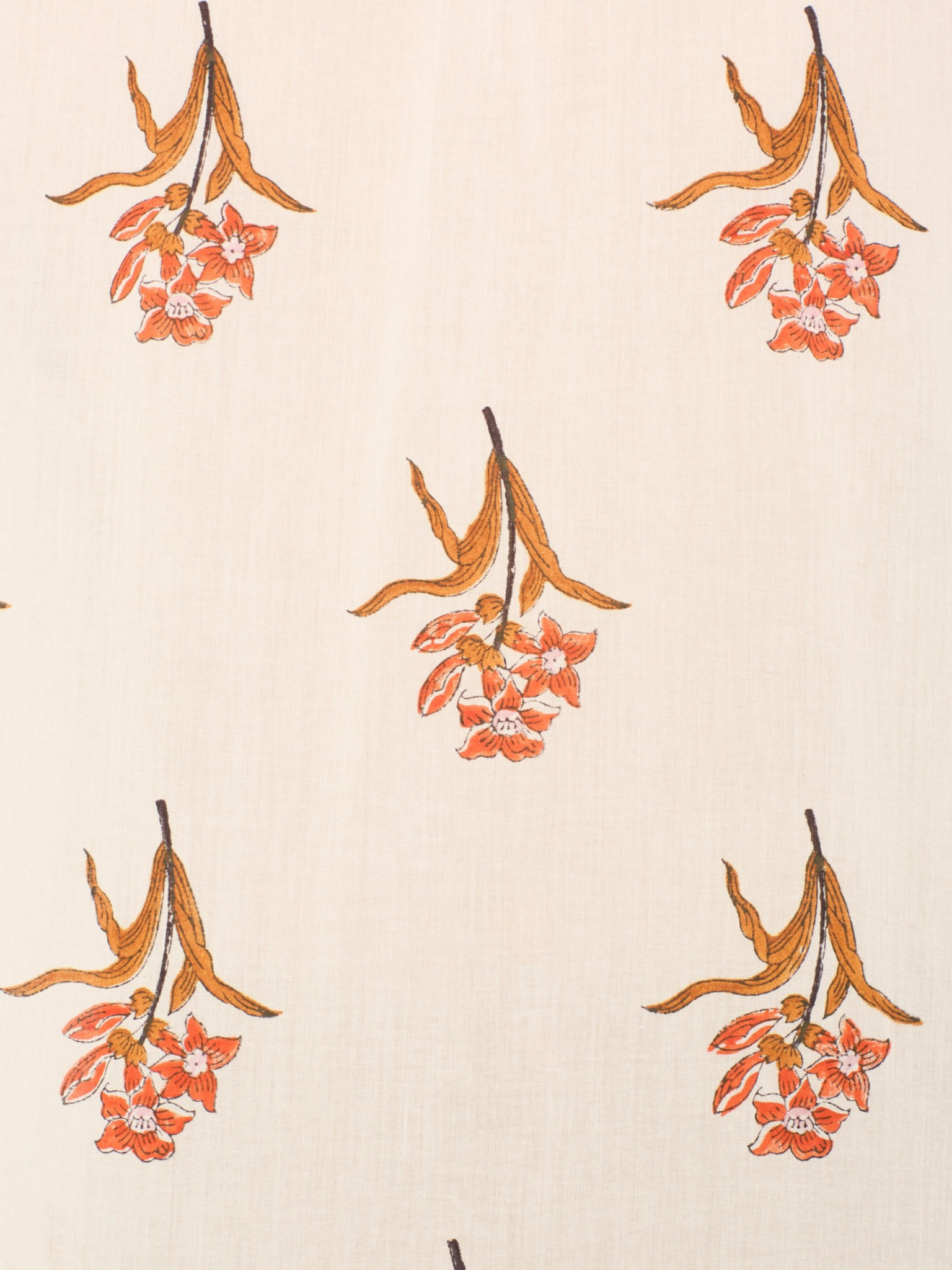 Kiki Persimmon Flower Shirt