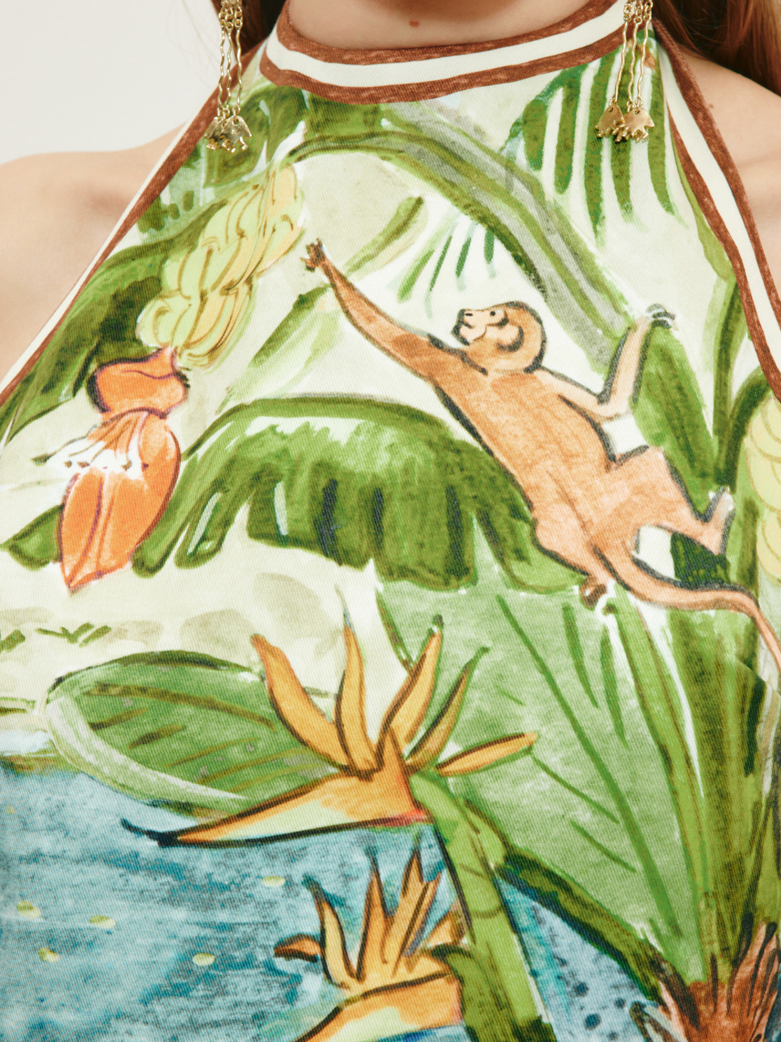 Toucan Tango Halter Mini Dress