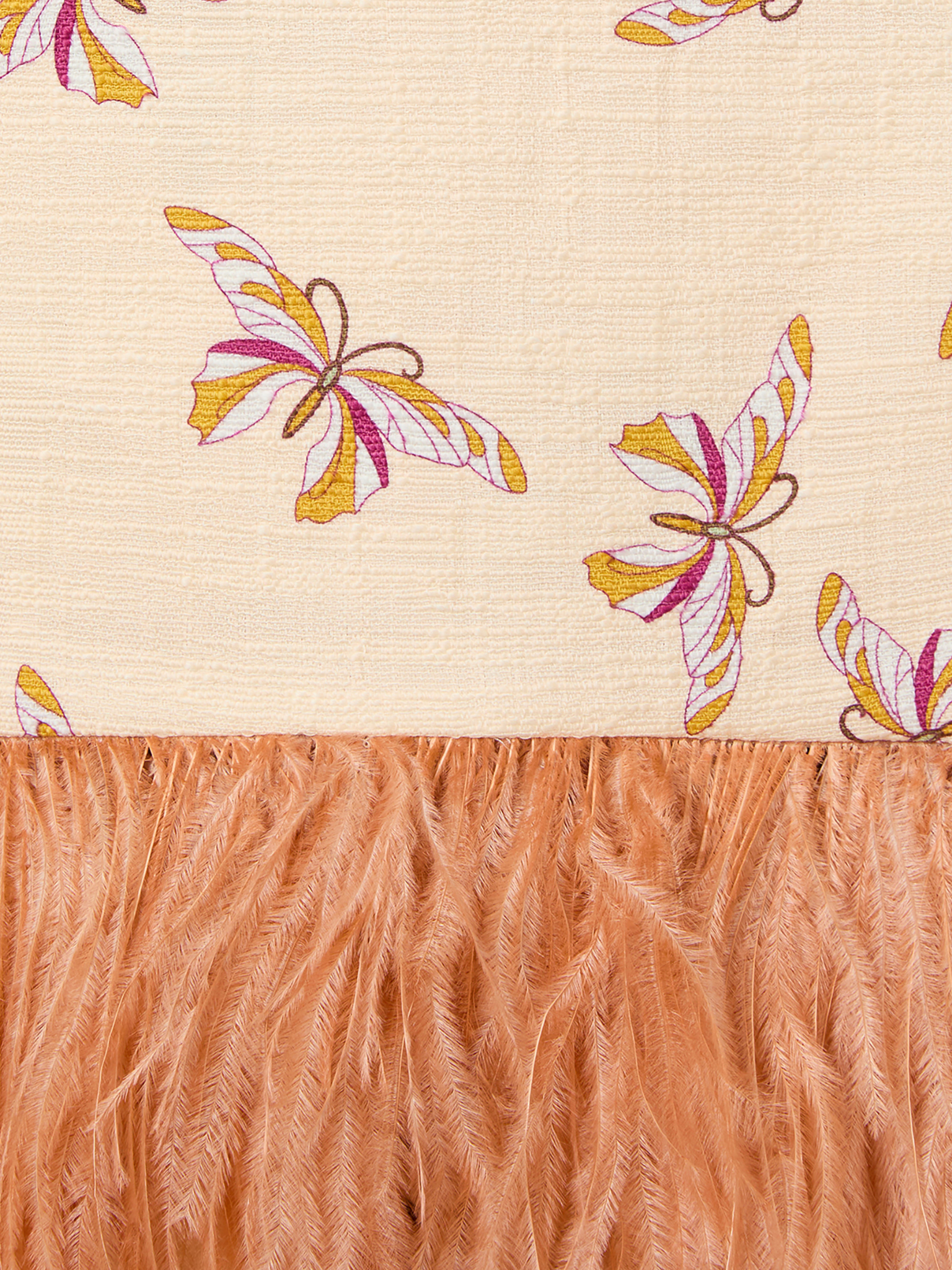 La Scala Top with Feathers