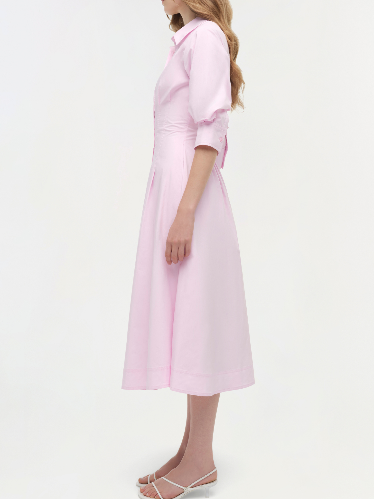Jazz Pintuck Midi Dress