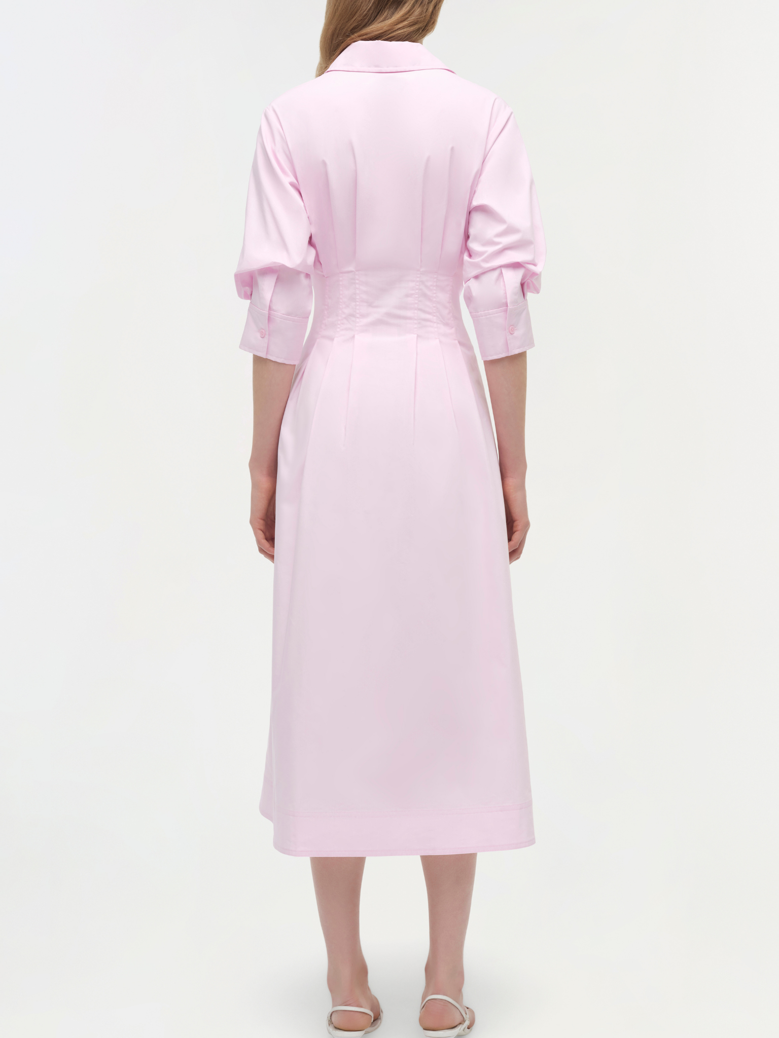 Jazz Pintuck Midi Dress