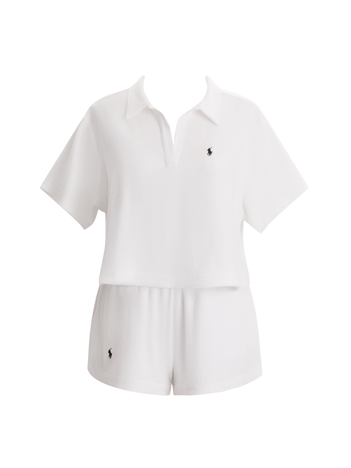 Collar Shirt & Short Set