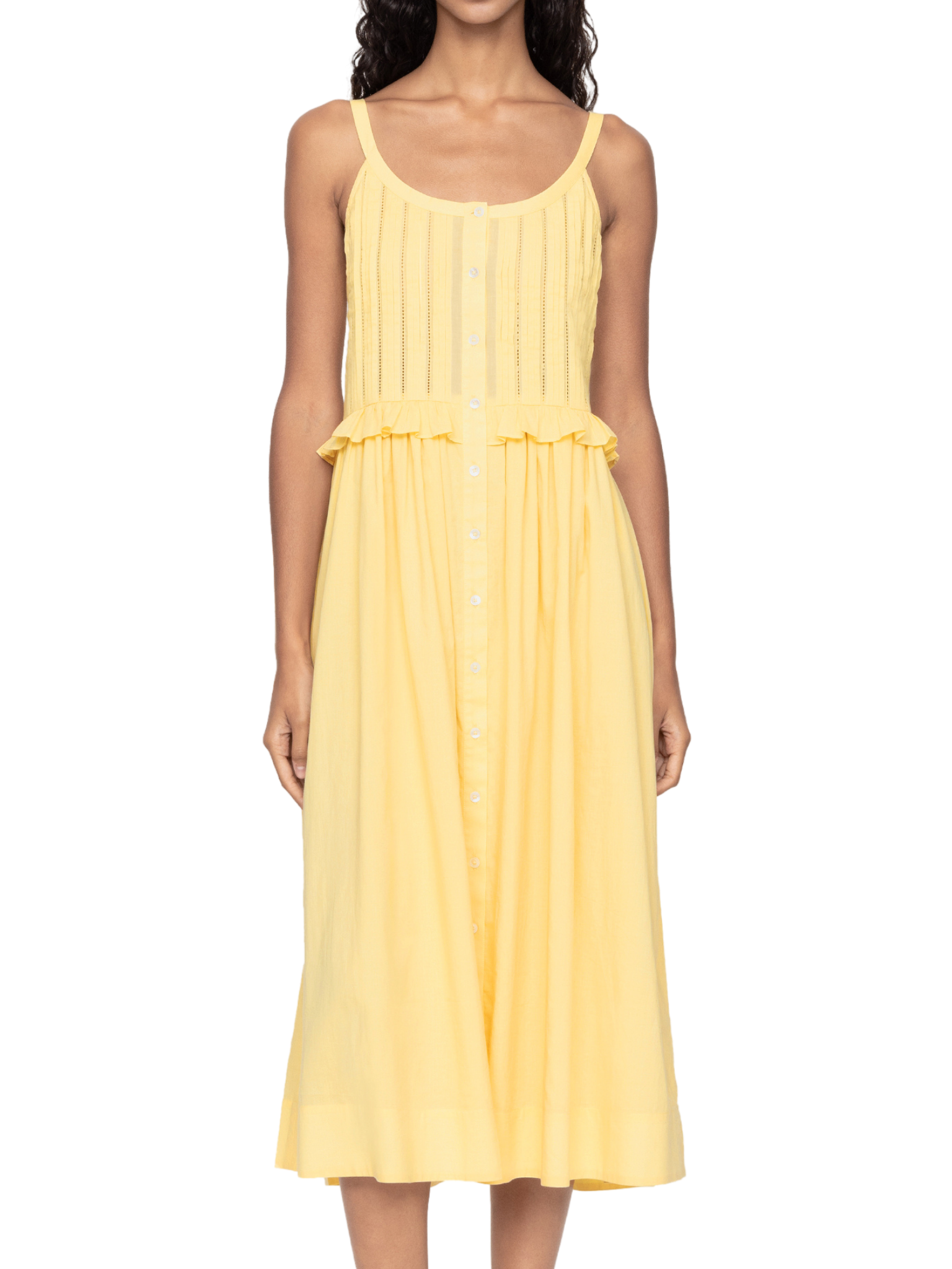 Alberte Solid Tank Dress