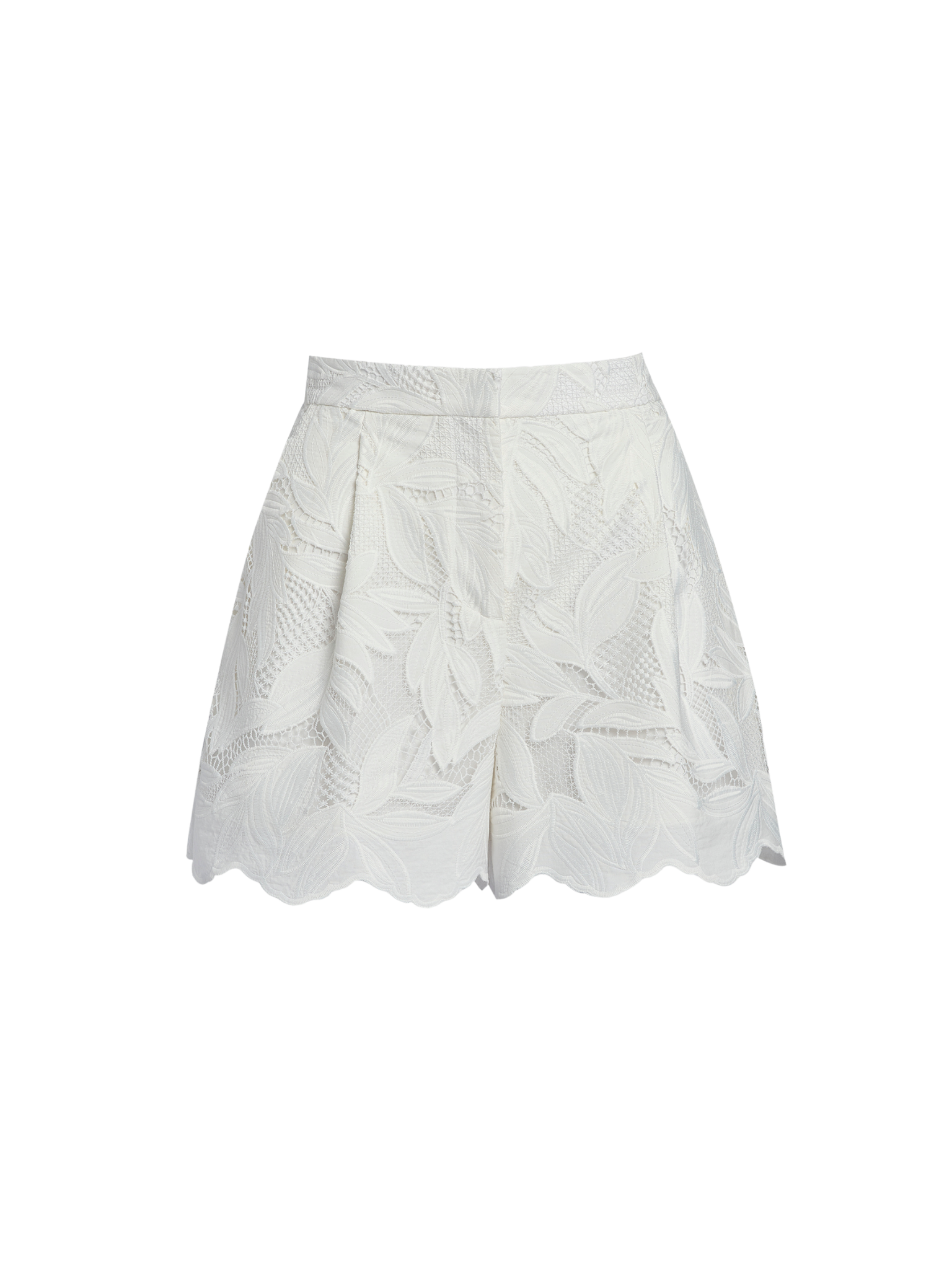 Cotton Cutwork Tailored Short
