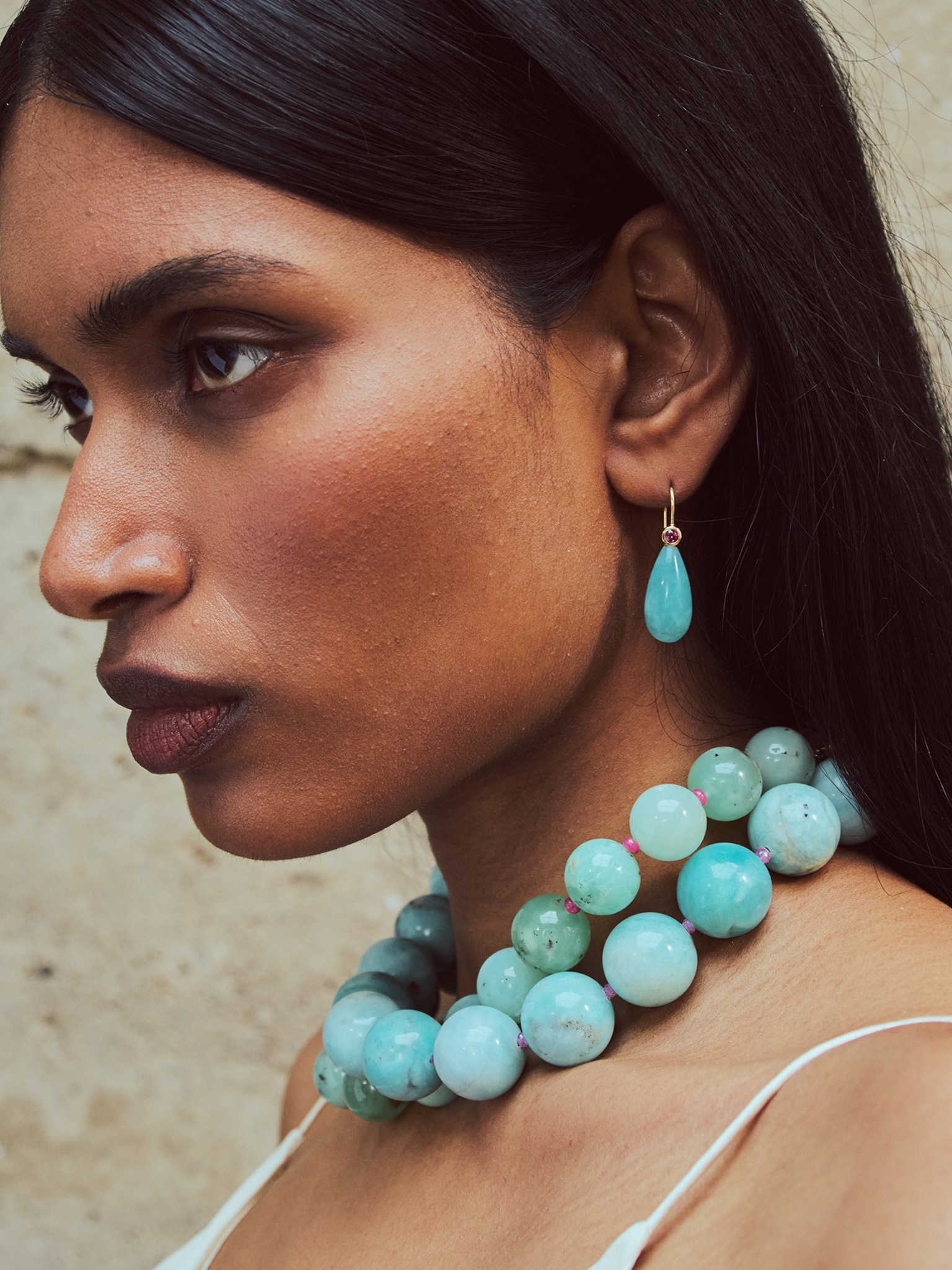 14k Gold Drop Earrings