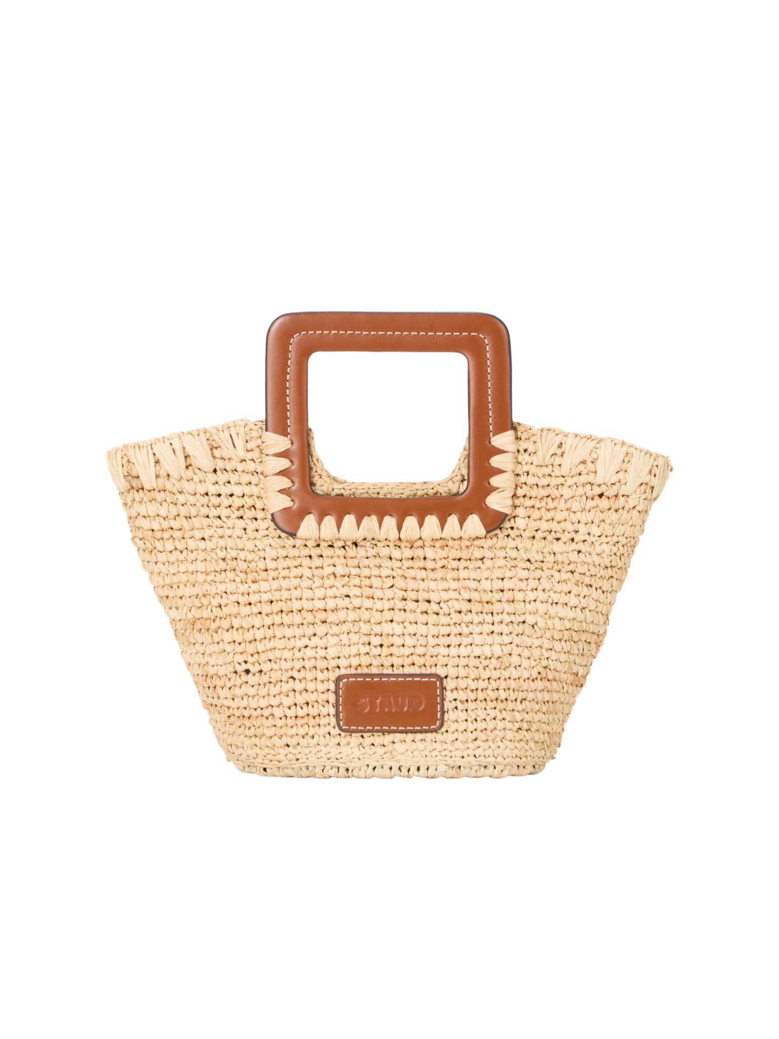 Shirley Raffia Mini Bucket Bag