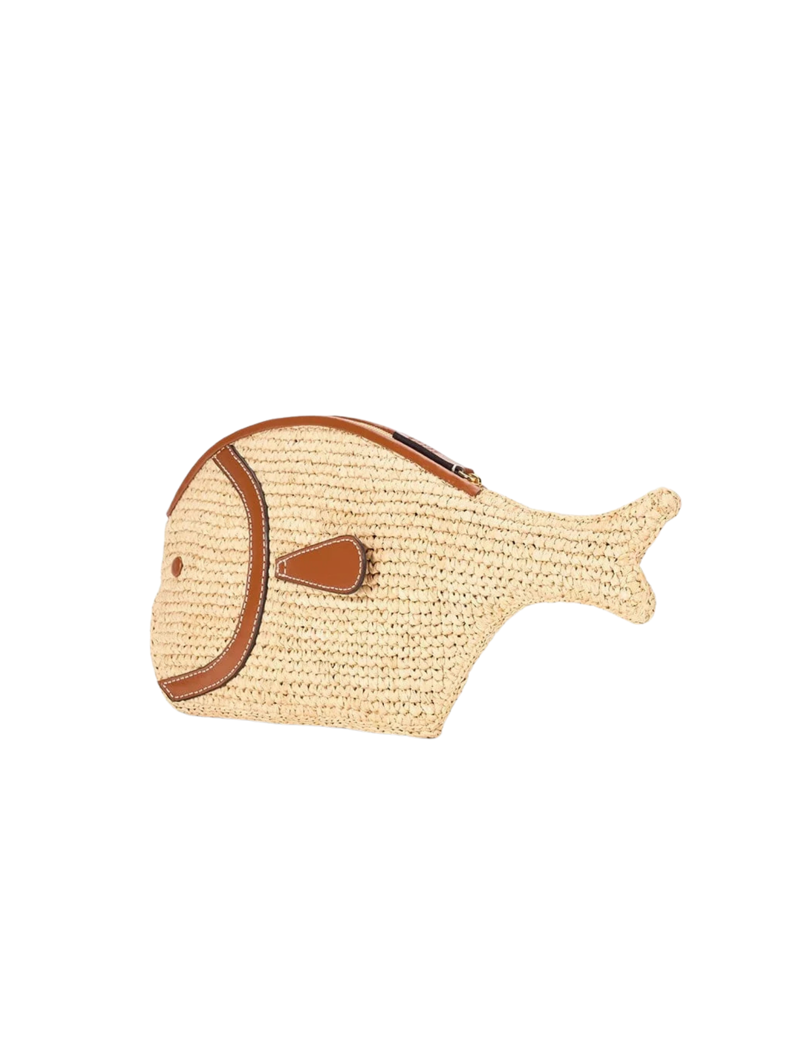 Pesce Raffia Clutch