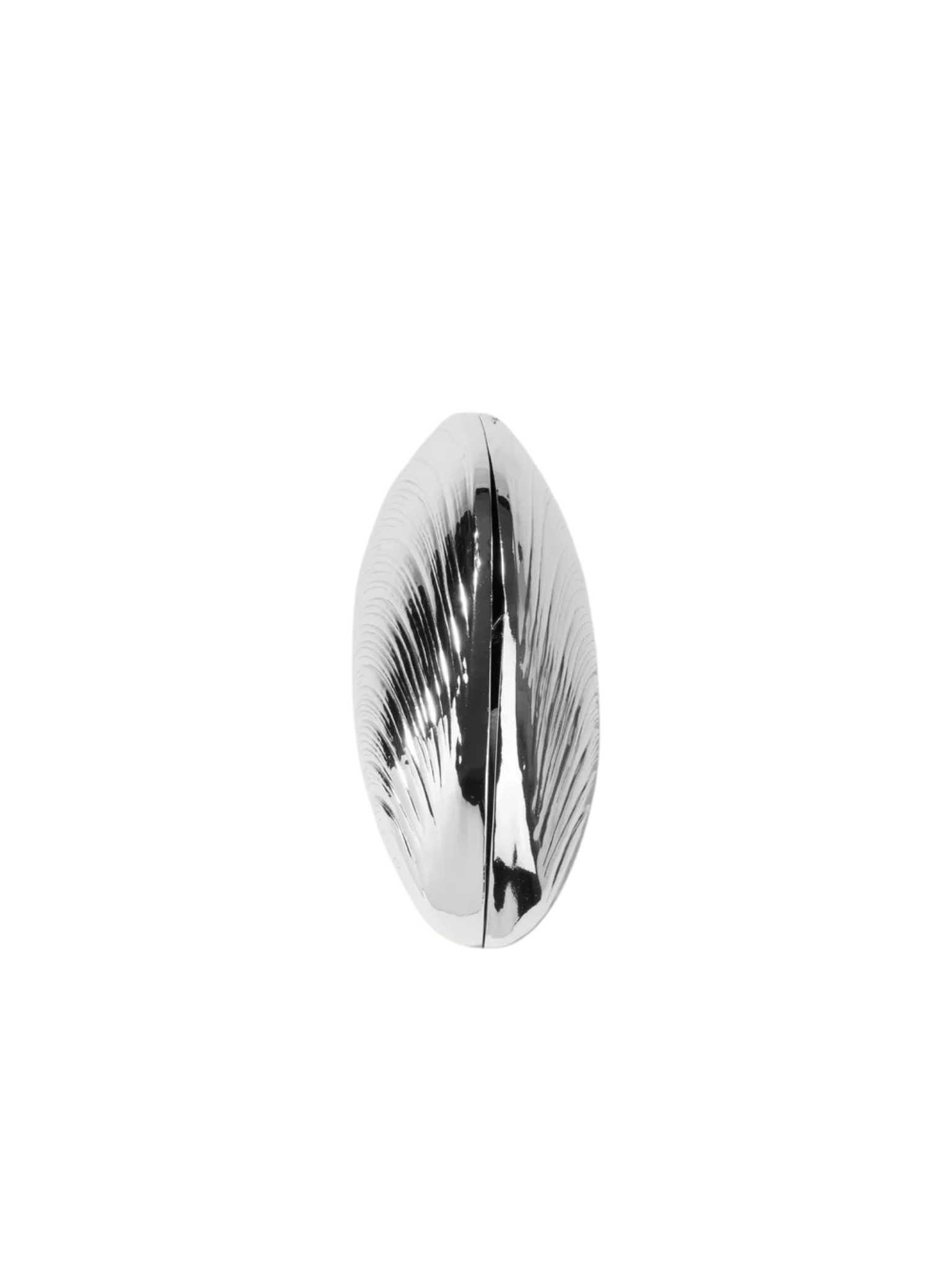Bridget Metal Oyster Shell Clutch