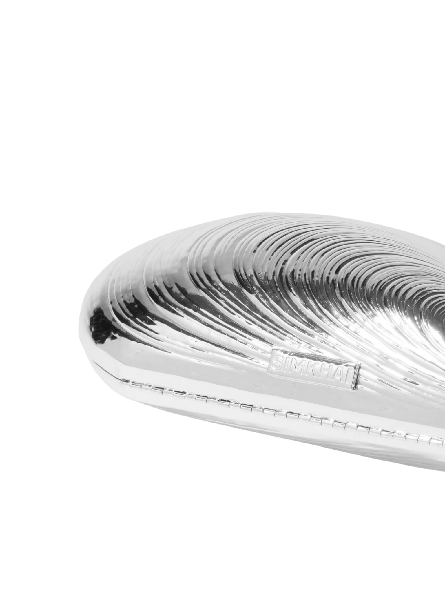 Bridget Metal Oyster Shell Clutch