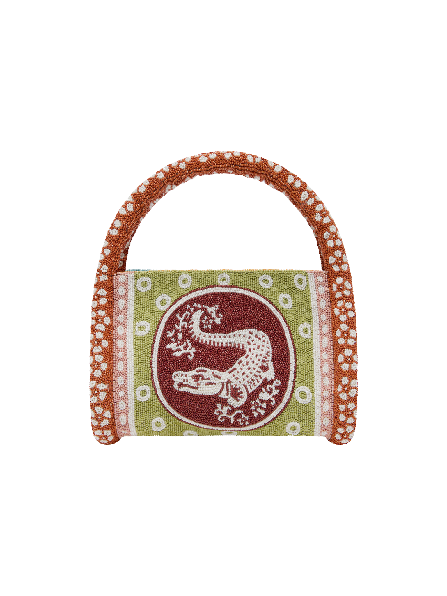 Alberta Beaded Mini Barrel Bag