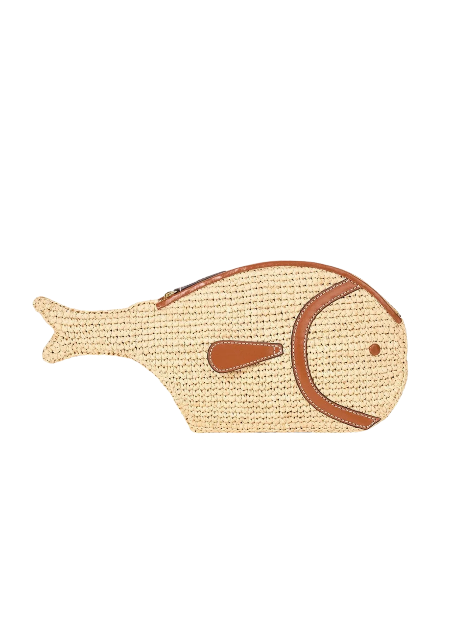 Pesce Raffia Clutch