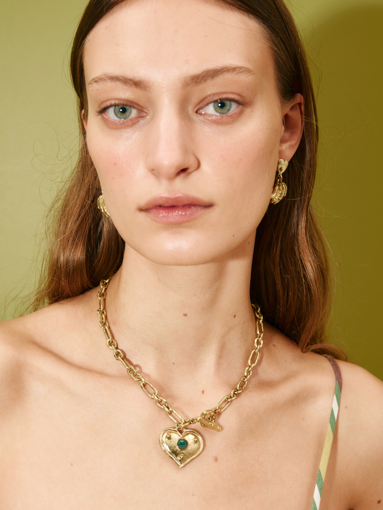 Jem Heart Charm Necklace