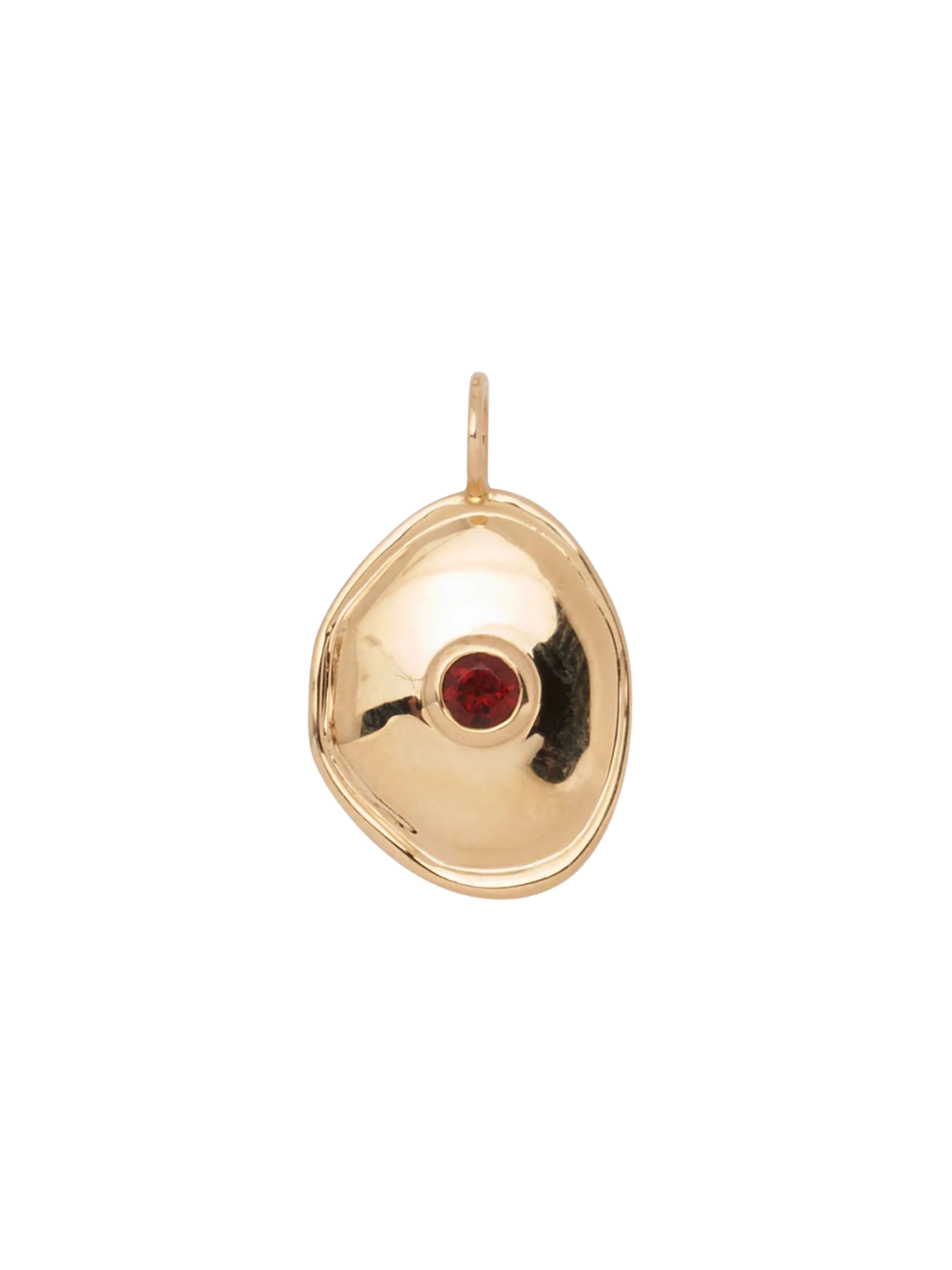 Birthstone 14k Gold Necklace Charm