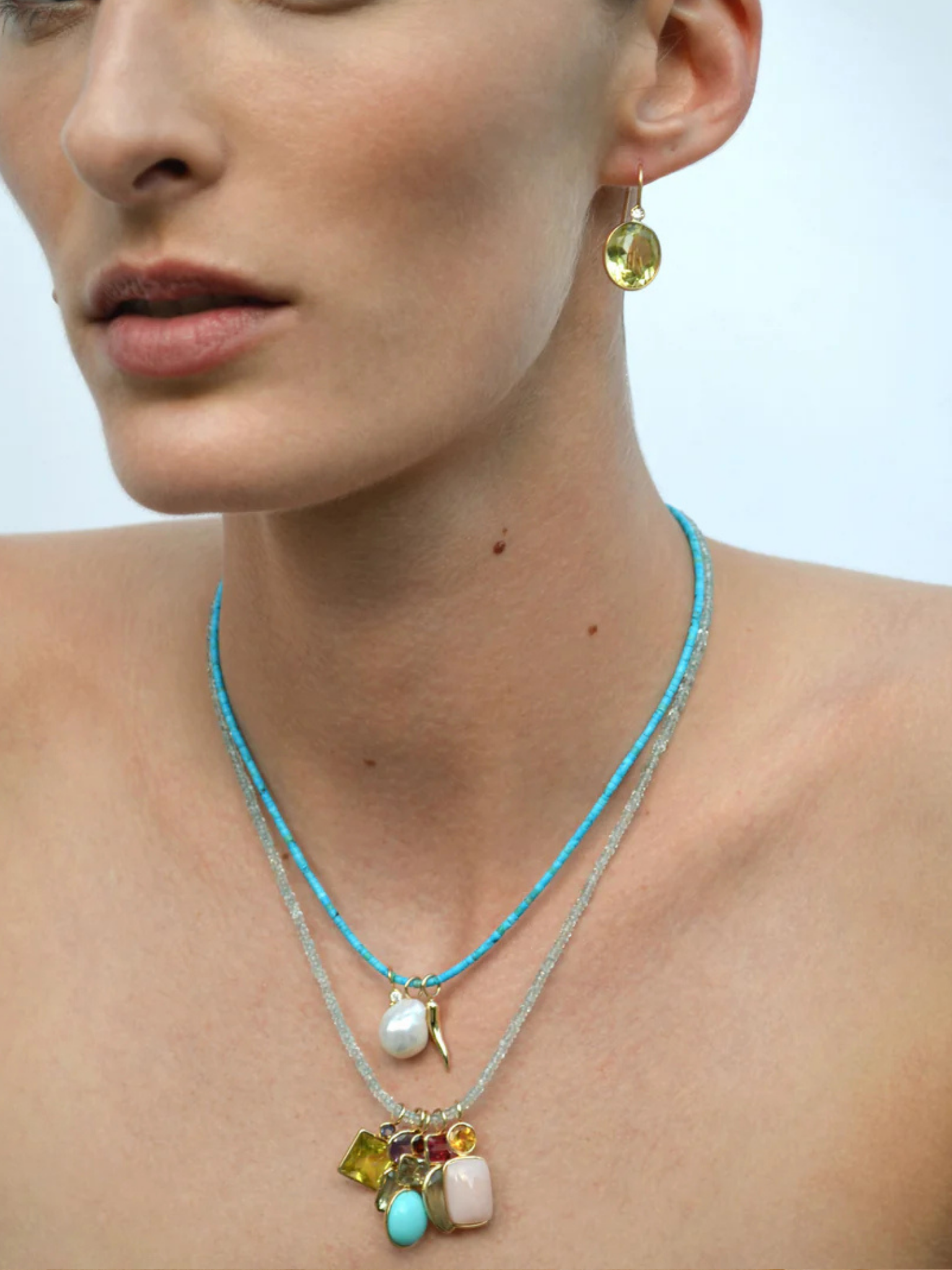 Pool 14k Gold Earrings