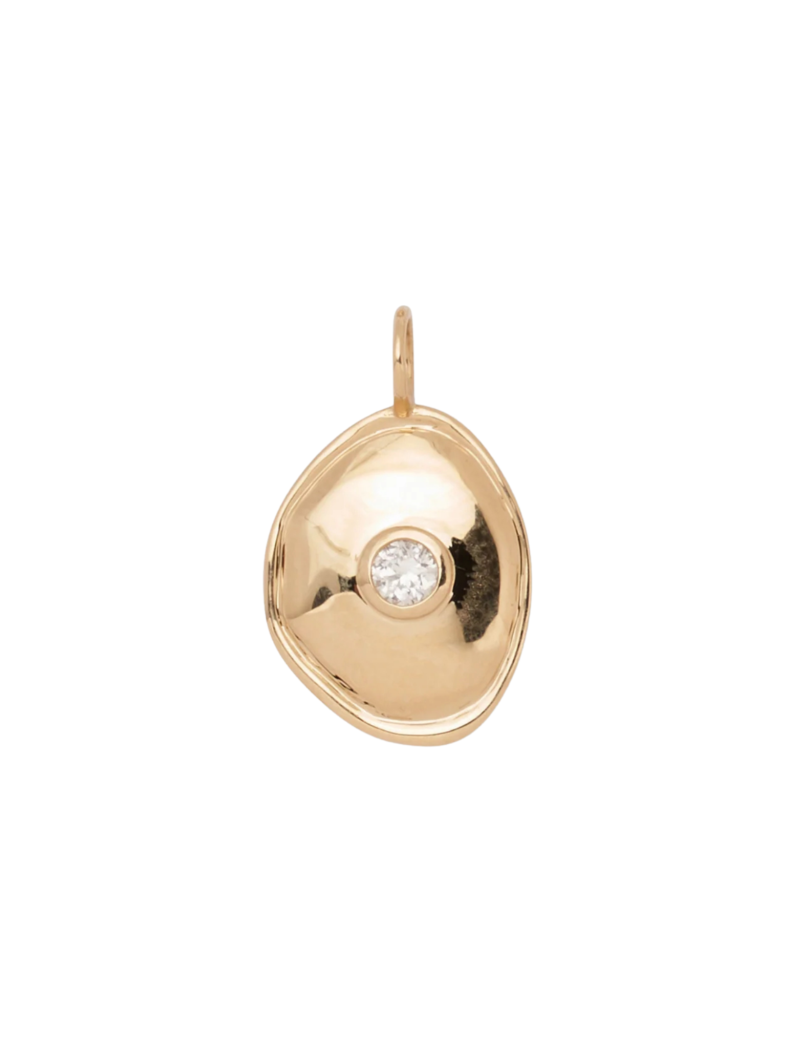 Birthstone 14k Gold Necklace Charm