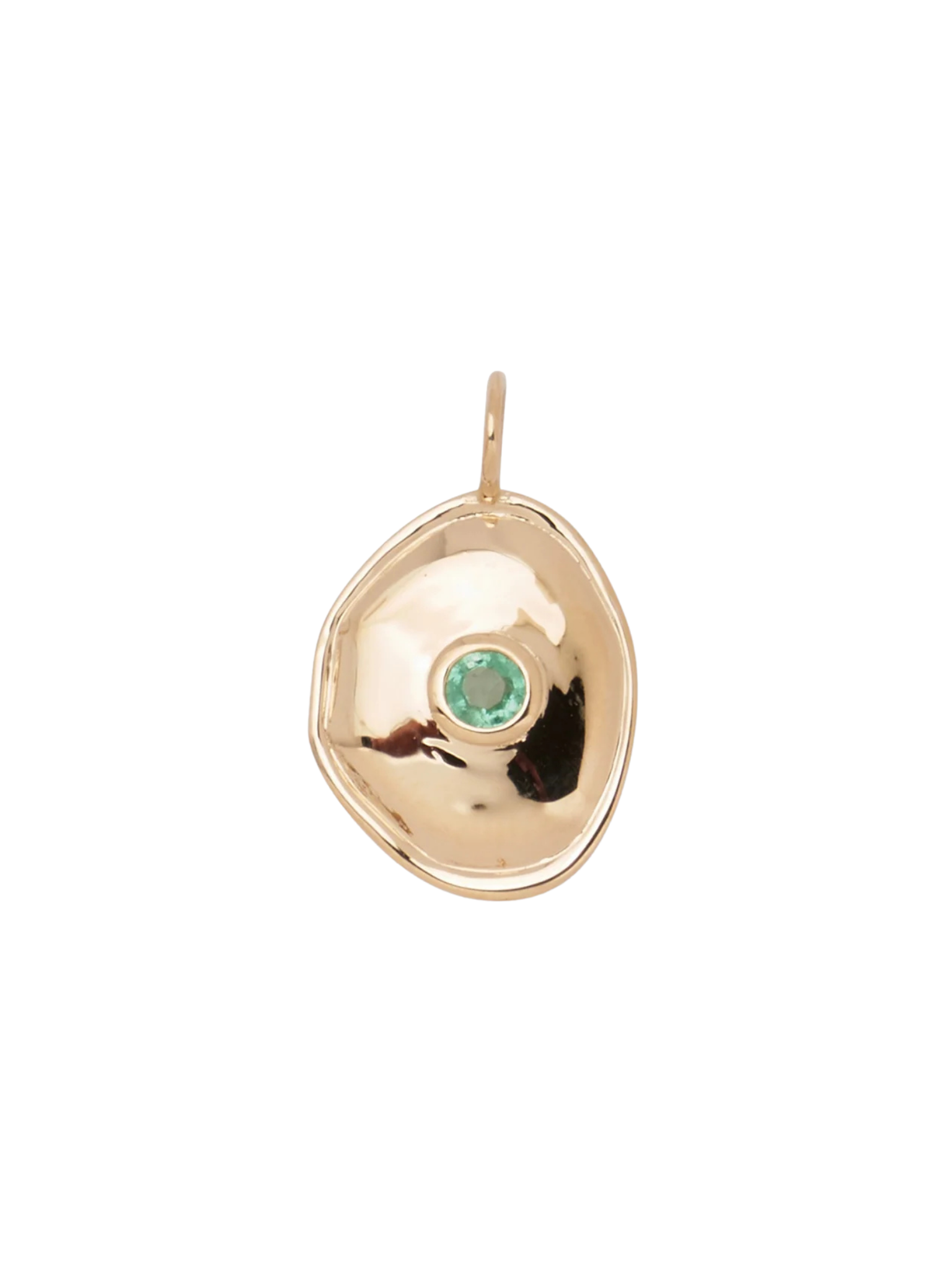 Birthstone 14k Gold Necklace Charm