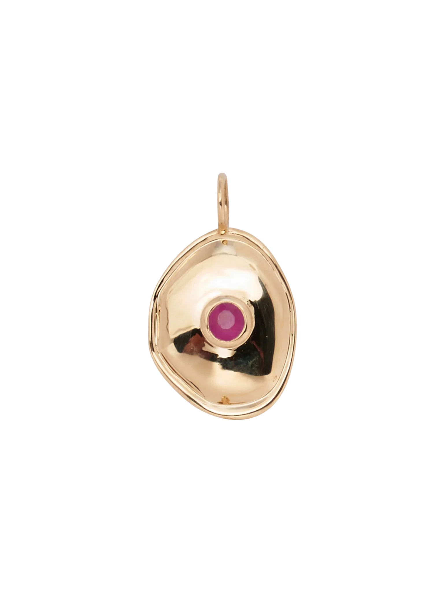 Birthstone 14k Gold Necklace Charm