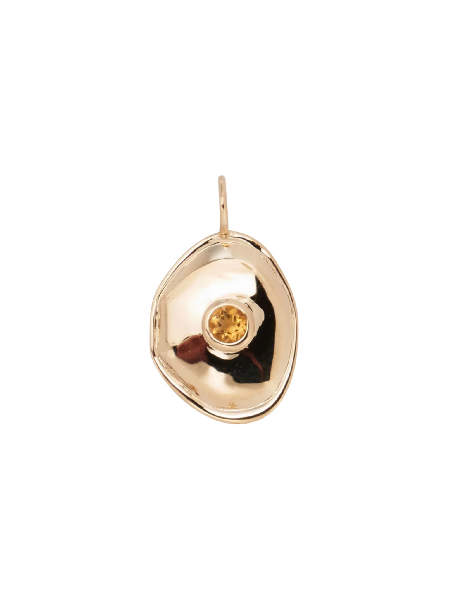 Birthstone 14k Gold Necklace Charm